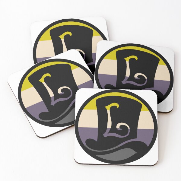 Item preview, Professor Layton Nonbinary Pride Logo designed and sold by M-Raven.