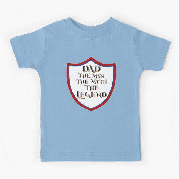 Item preview,  DAD THE MAN THE MYTH THE LEGEND. RED AND BLUE SHIELD designed and sold by DanaMire.