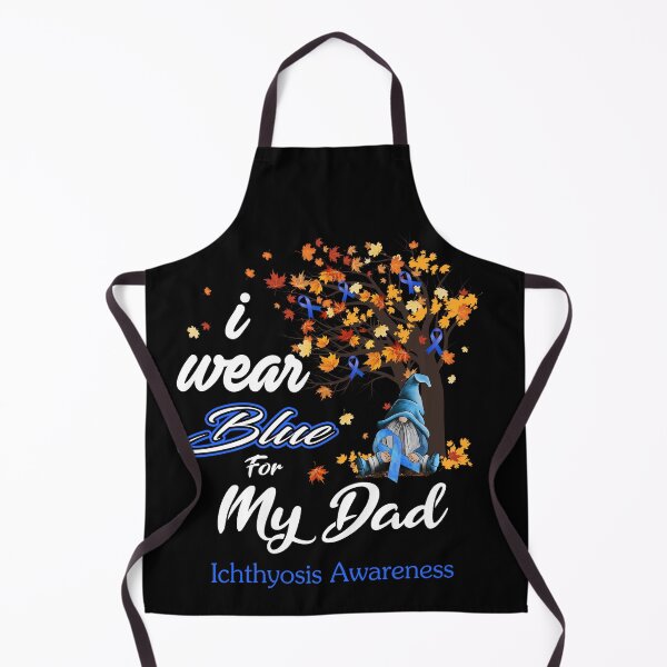 Item preview, Ichthyosis Awareness Ribbon Tree I Wear Blue For My Dad designed and sold by Hatjar.