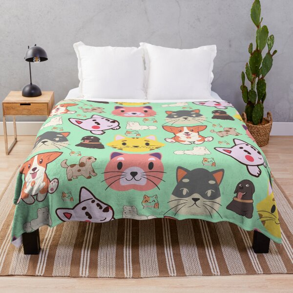 Item preview, Playful Dogs and Cat Pattern designed and sold by designlee.