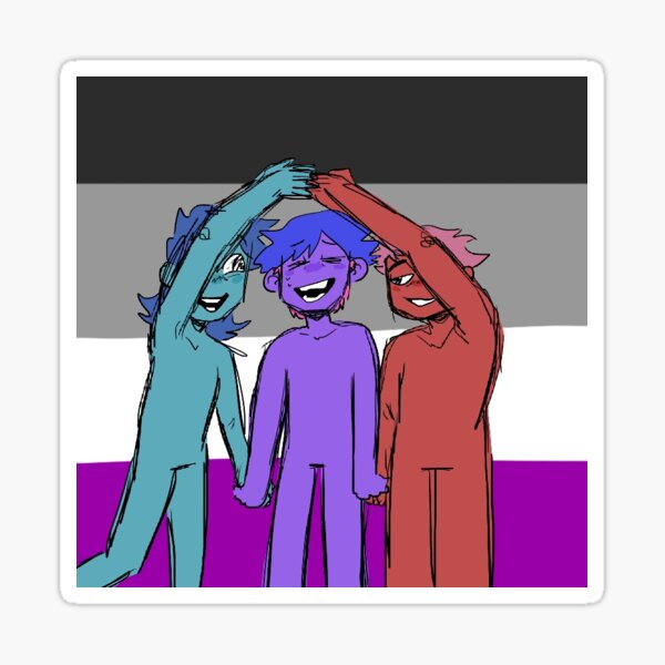 Asexual PLACE Sticker