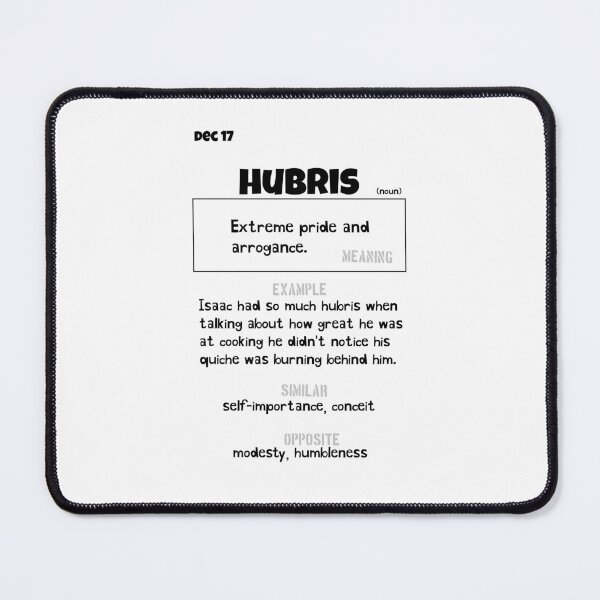 Item preview, December 17 Hubris designed and sold by Square Root of Squid.