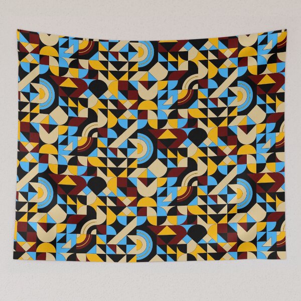 Item preview, geometric colorful patterns conceptual Art - Abstract Neo Geo graphic design designed and sold by Design Repo.