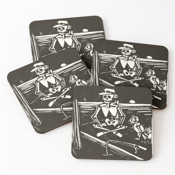 Item preview, Fisherman skeleton designed and sold by gummystingray.