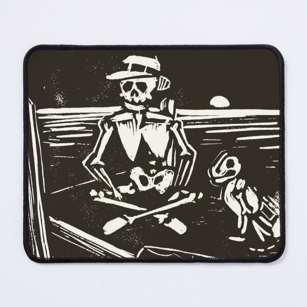 Item preview, Fisherman skeleton designed and sold by gummystingray.