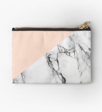 Blush with Marble Studio Pouch