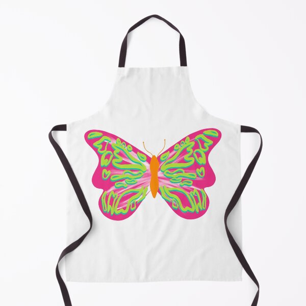 Item preview, Preppy pink, green, and blue vibrant butterfly designed and sold by mollsdesignss.