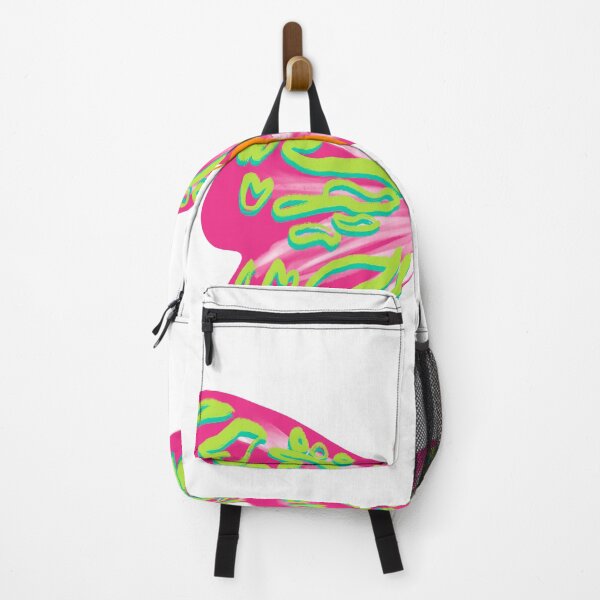Item preview, Preppy pink, green, and blue vibrant butterfly designed and sold by mollsdesignss.