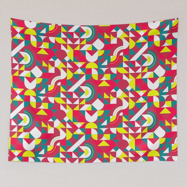 Item preview, geometric colorful patterns conceptual Art - Abstract Neo Geo graphic design designed and sold by Design Repo.