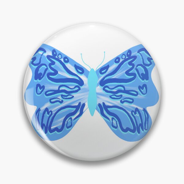 Item preview, Preppy blue butterfly designed and sold by mollsdesignss.