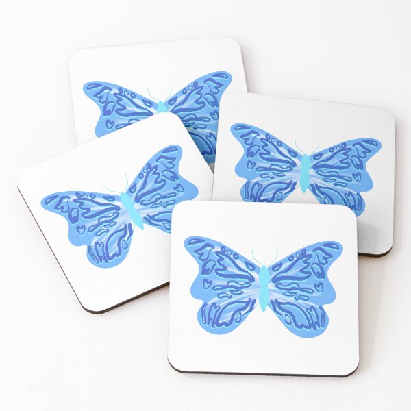 Item preview, Preppy blue butterfly designed and sold by mollsdesignss.