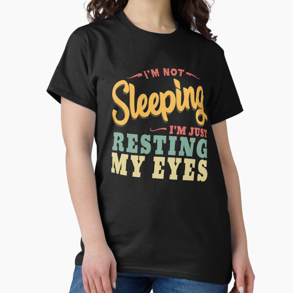 Item preview, Vintage I'm not Sleeping I'm Just Resting My Eyes designed and sold by ZimbomDesigner.