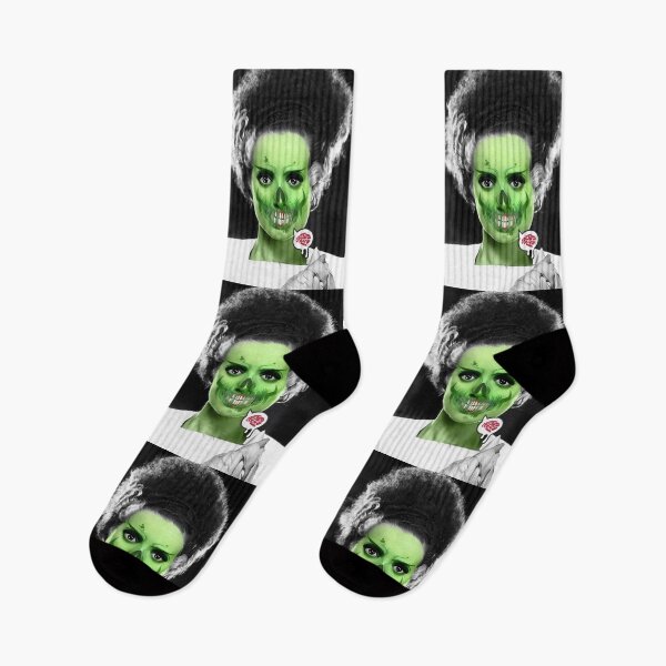 Item preview, Green Bride of Frankenstein Zombie with Brain designed and sold by orionlodubyal.