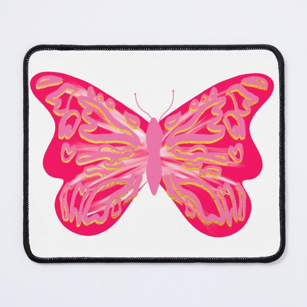 Item preview, Preppy hot pink butterfly designed and sold by mollsdesignss.