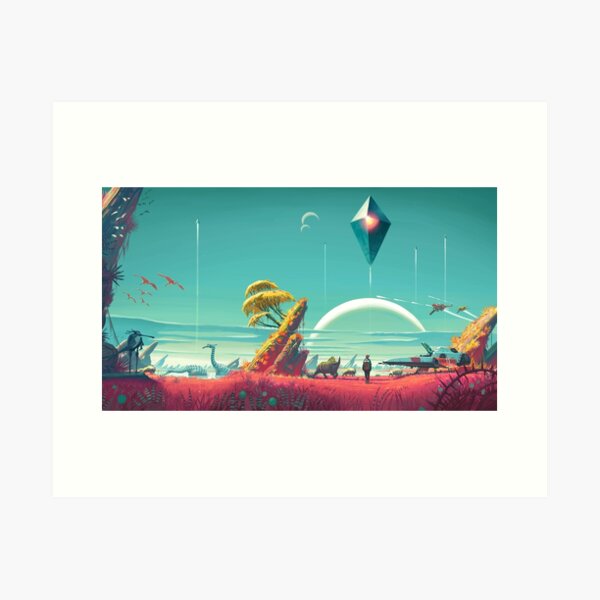 Item preview, No Mans Sky -- Ship and Sky designed and sold by Jacobgc.
