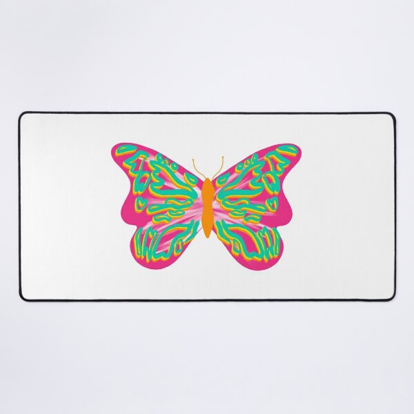 Pink Butterfly Sticker Poster for Sale by lcd93