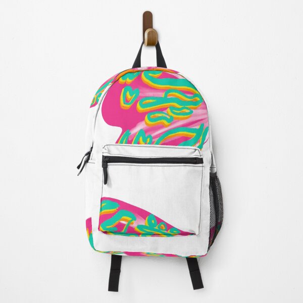 Item preview, Preppy pink, green, and orange vibrant butterfly designed and sold by mollsdesignss.