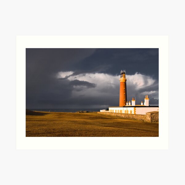 Storm at the Butt of Lewis Art Print