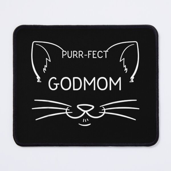 Item preview, Purr-fect Godmom Funny Cat Lover Godmother Kitty Owner  designed and sold by BaldricShop.