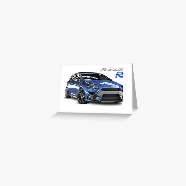 Ford Focus RS 2016 Grußkarte