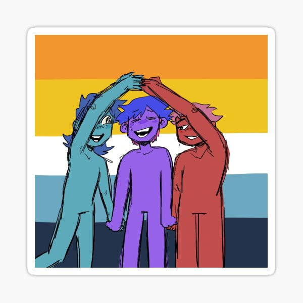 Aromantic Asexual PLACE Sticker