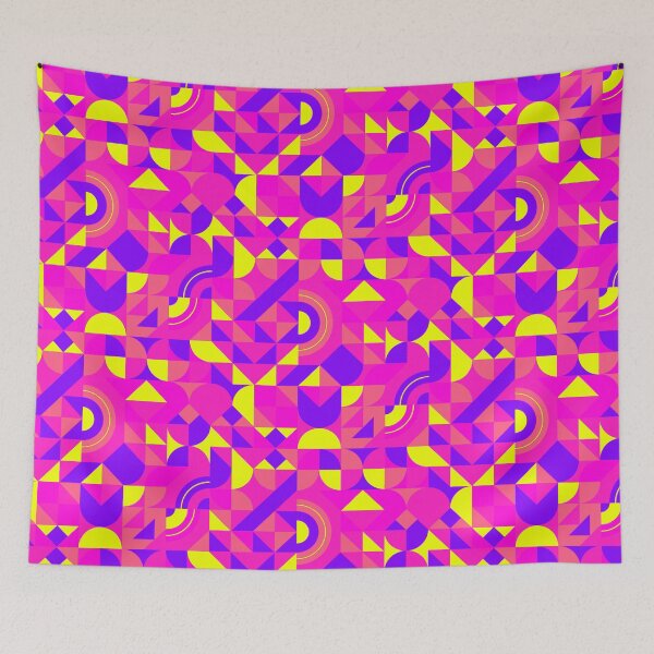 Item preview, geometric colorful patterns conceptual Art - Abstract Neo Geo graphic design designed and sold by Design Repo.