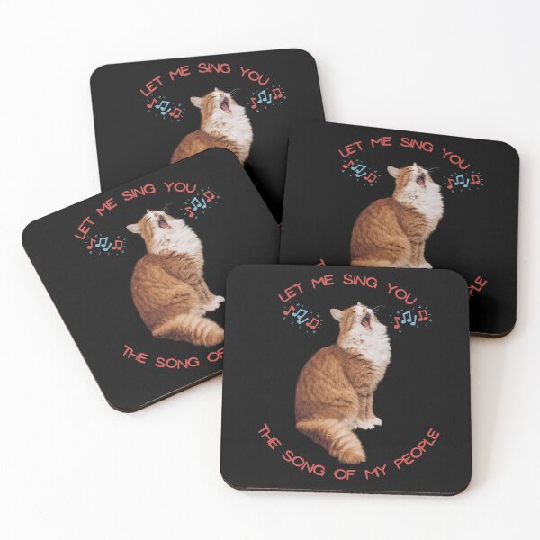 Item preview, Singing Cat - Let Me Sing You The Song Of My People designed and sold by NiftyTees.