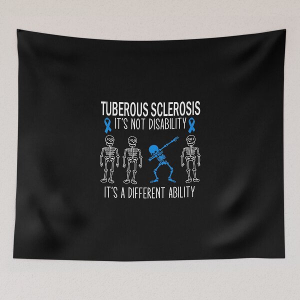 Item preview, Tuberous Sclerosis Awareness Dabbing Blue Ribbon Classic T-Shirt designed and sold by addeoovrteqt.