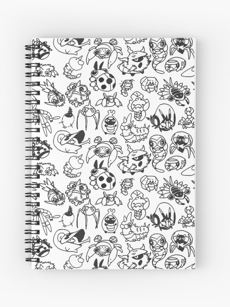 Bug Pokemon Bw Spiral Notebook By Radonkalmor Redbubble