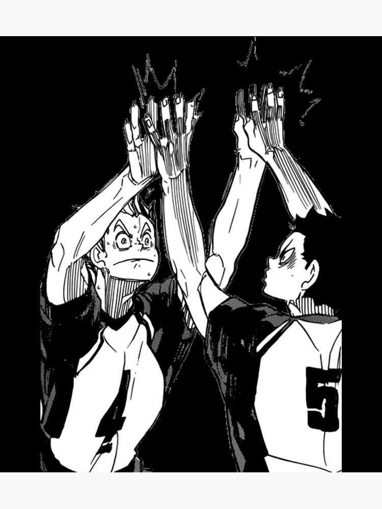 Bokuto And Akaashi Haikyuu Manga Cap Sticker Poster For Sale By Amberk1cira Redbubble 1582