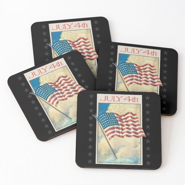Item preview, July 4th Patriotic Vintage American Flag T Shirt Tee designed and sold by BlochEmiline.