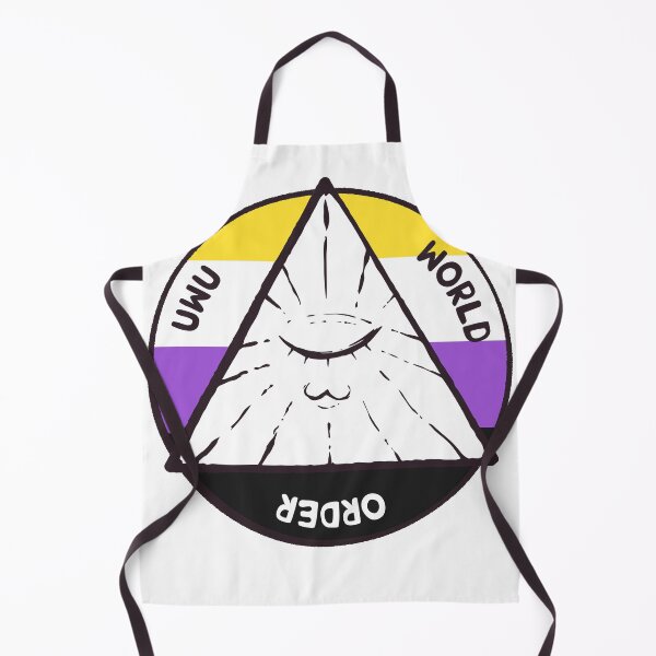 Item preview, Uwu New World Order Non-Binary designed and sold by animinimal.