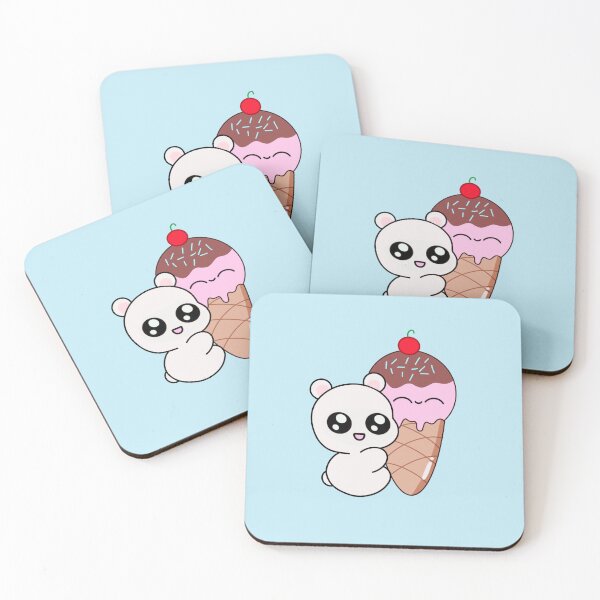 Item preview, Cute Ice Cream Bear  designed and sold by TiffyAesthetics.
