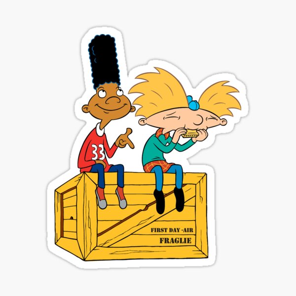 Hey Arnold Sticker For Sale By Mohamed997 Redbubble 