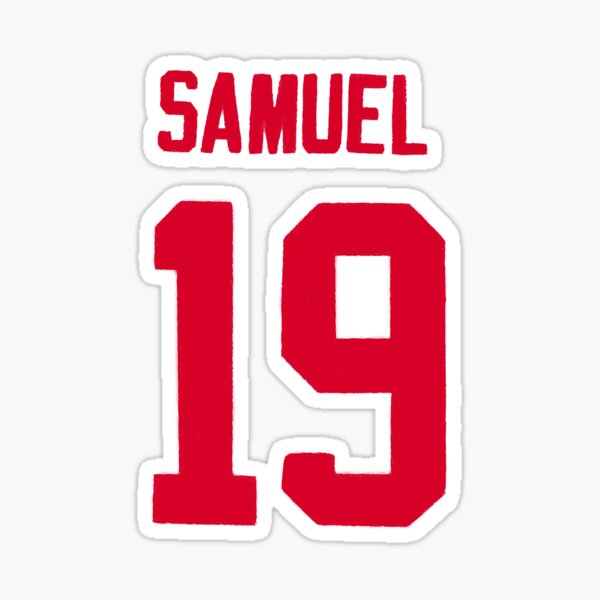 Deebo Samuel 19 Sticker for Sale by dontlaughswim