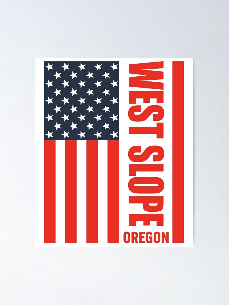 Póster «West Slope Oregon 4 de julio Día de la Independencia» de Home