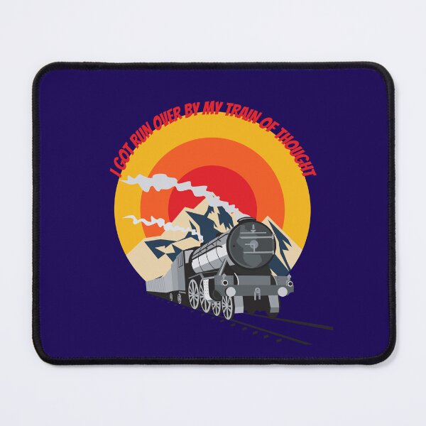 Item preview, "Train of Thought" Mountainside Locomotive Sunrise designed and sold by Write-to-Rebel.
