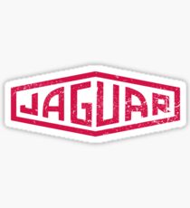 Pegatina Jaguar Heritage Distressed Logotipo