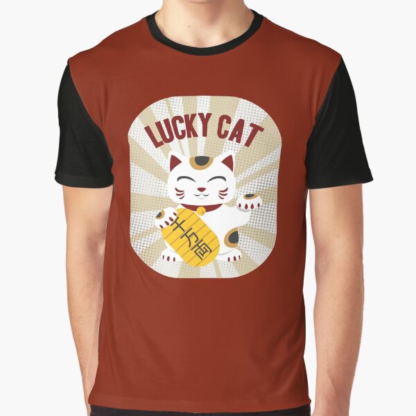 Maneki Neko - Lucky Cat Graphic T-Shirt
