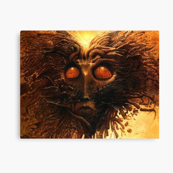 Item preview, Untitled (Red Eyed Creature), by Zdzisław Beksiński designed and sold by JustContemplate.