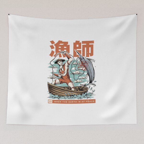 Item preview, fisherman hero designed and sold by footmarkstudio.