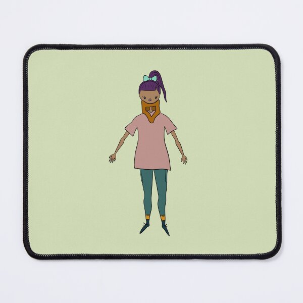 Item preview, Cute Girl With Neck Brace (green) designed and sold by misslovelymess.