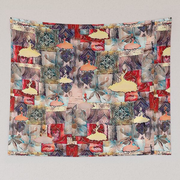 Item preview, Flamenco Garden designed and sold by doniainart.