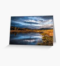 Tuolumne River Late Afternoon Greeting Card
