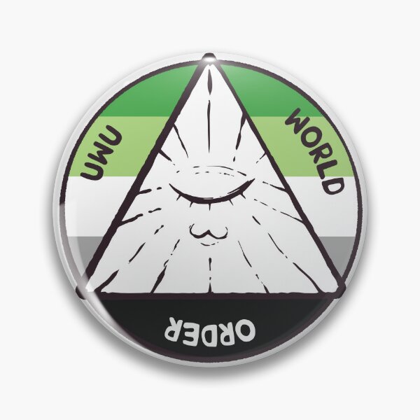 Item preview, Uwu New World Order Aromantic designed and sold by animinimal.