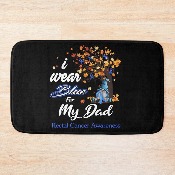 Item preview, Rectal Cancer Awareness Ribbon Tree I Wear Blue For My Dad designed and sold by Hatjar.