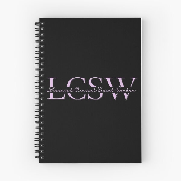 Item preview, LCSW | Black & Pink designed and sold by AdoptKM.
