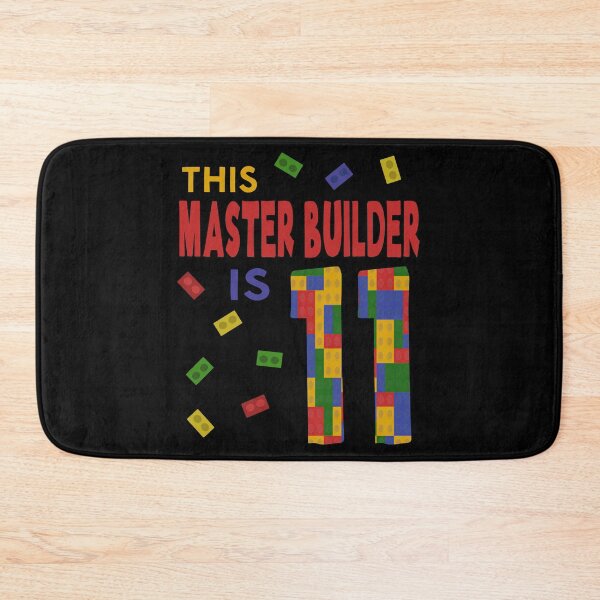 Item preview, Cute Master Builder 11 Years Old Block Building Boys Kids design designed and sold by Merchking1.