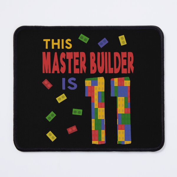 Item preview, Cute Master Builder 11 Years Old Block Building Boys Kids design designed and sold by Merchking1.