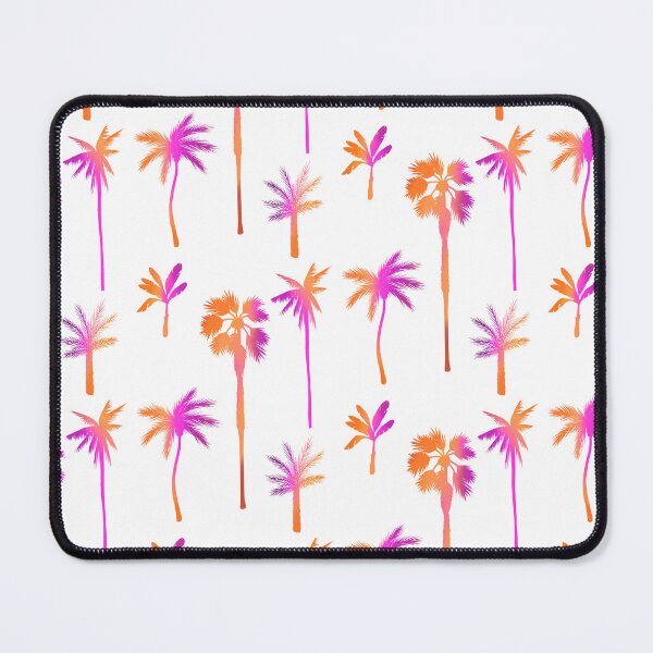 Item preview, Pink and Orange Watercolor Palm Trees designed and sold by Upbeat-Cryptid.